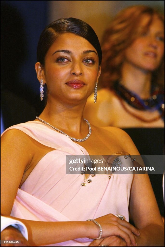 56Th International Cannes Film Festival: Palm Awards Ceremony In Cannes, France On May 25, 2003.
