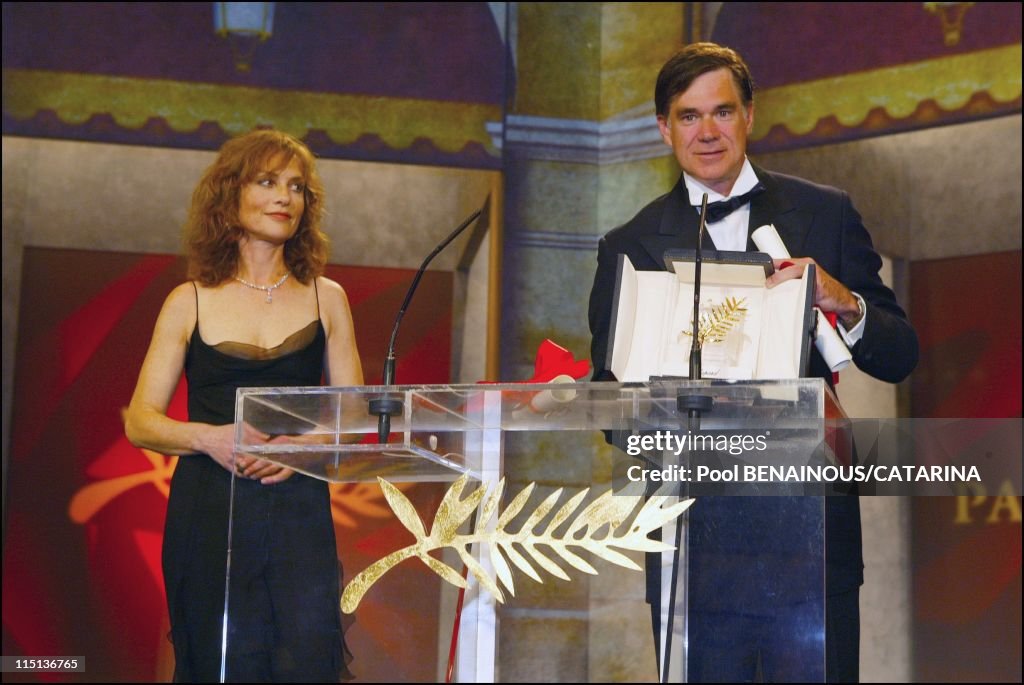 56Th International Cannes Film Festival: Palm Awards Ceremony In Cannes, France On May 25, 2003.