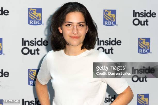 On the Rainbow Carpet at the 2019 Inside Out LGBT Film Festival Opening Night Gala at TIFF Bell Lightbox on May 23, 2019 in Toronto, Canada.