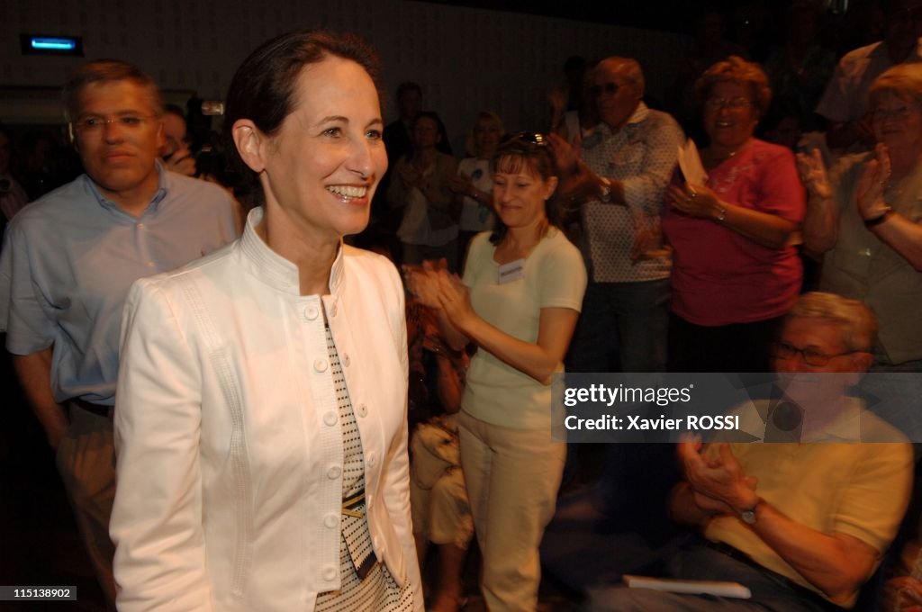 French Socialist Presidential Candidate Segolene Royal At The "Fete De La Rose" In Lorgues, France On May 28, 2006.