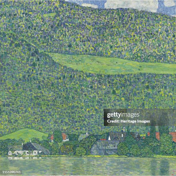 Litzlberg on the Attersee, 1914-1915. From a private collection. Artist Klimt, Gustav .