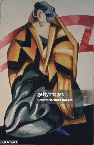 Wet-nurse. Costume design for the play Romeo and Juliet by W. Shakespeare, 1921. Found in the collection of the State Tretyakov Gallery, Moscow....