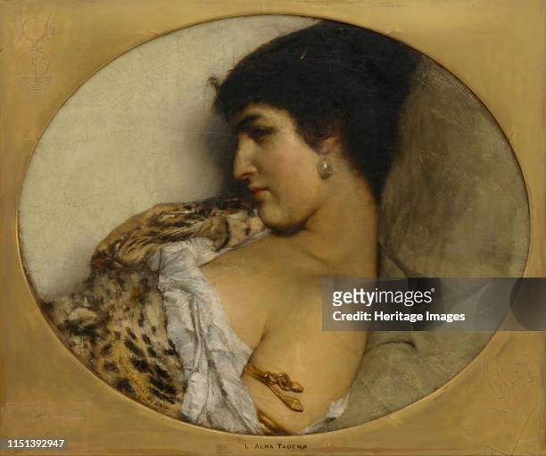 Cleopatra, 1875. Found in the collection of the Art Gallery of New South Wales. Artist Alma-Tadema, Sir Lawrence .