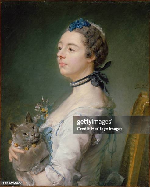 Magdaleine Pinceloup de la Grange, née de Parseval, 1747. Found in the collection of the J. Paul Getty Museum, Los Angeles. Artist Perronneau,...