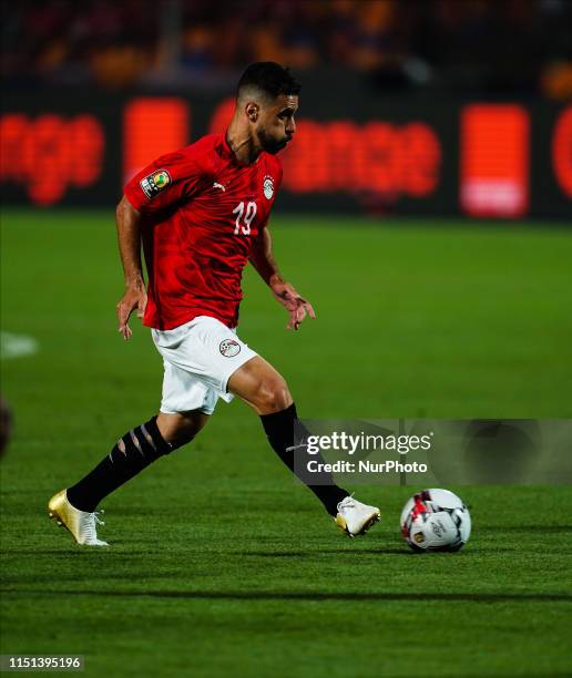 Abdallah Mahmoud Said Mohamed Bekhit of Egypt G0 during the African Cup of Nations match between Egypt and Zimbabwe at the Cairo International...