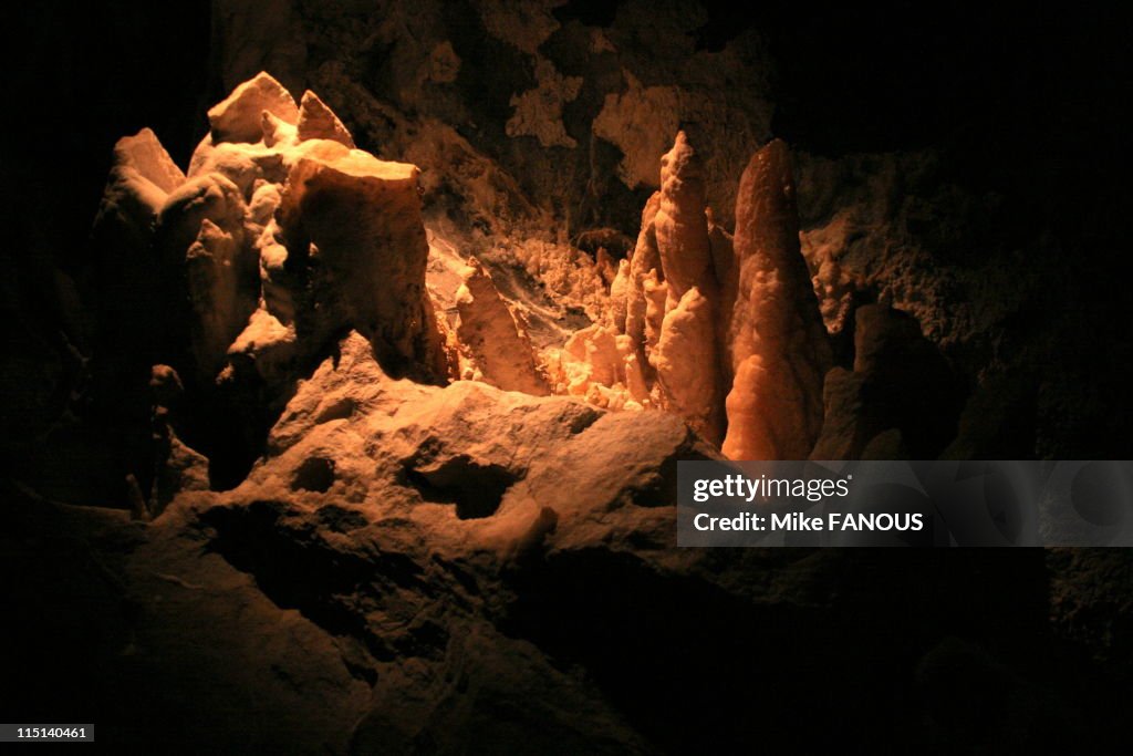 Timpanogos Cave In Provo, Utah In United States On September 17, 2006.