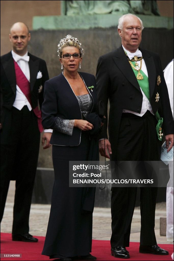 Wedding Of Prince Frederik Of Denmark And Mary Donaldson: Arrivals At The Cathedral In Copenhagen, Denmark On May 14, 2004.
