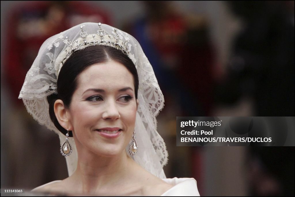 Wedding Of Prince Frederik Of Denmark And Mary Donaldson : After The Ceremony In Copenhagen, Denmark On May 14, 2004.