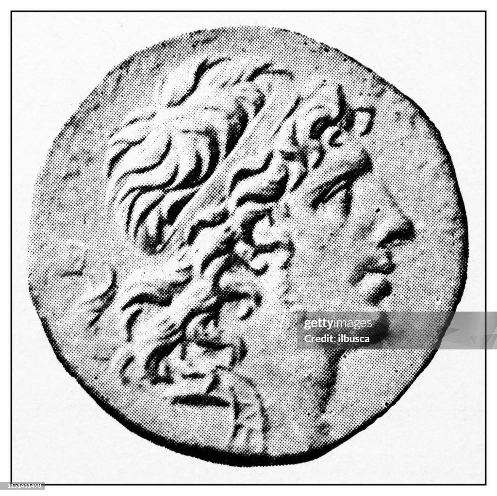Atlas of Classical Portraits - Roman: Coin of Mithradates