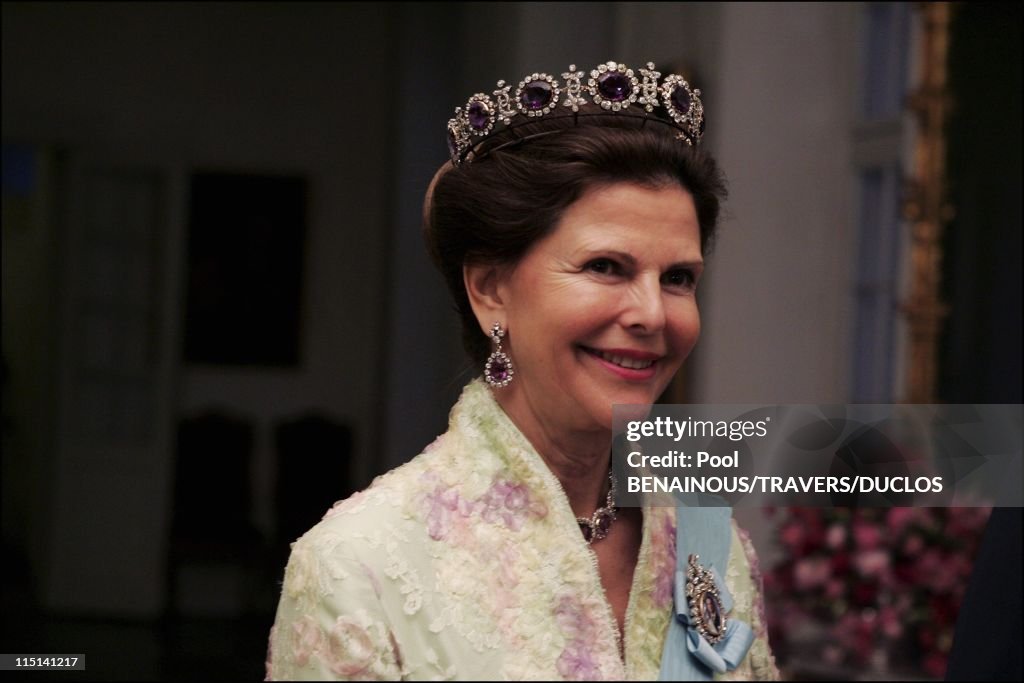 Royals Arriving At The Dinner Offered To Prince Frederik And Mary Donaldson For Their Wedding In Copenhagen, Denmark On May 14, 2004.