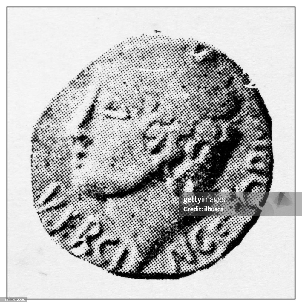 Atlas of Classical Portraits - Roman: Coin of Vercingetorix