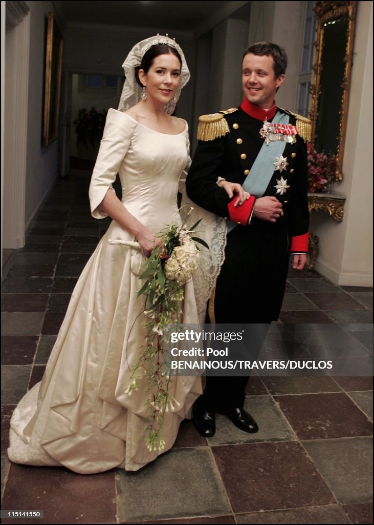 Royals Arriving At The Dinner Offered To Prince Frederik And Mary Donaldson For Their Wedding In Copenhagen, Denmark On May 14, 2004.
