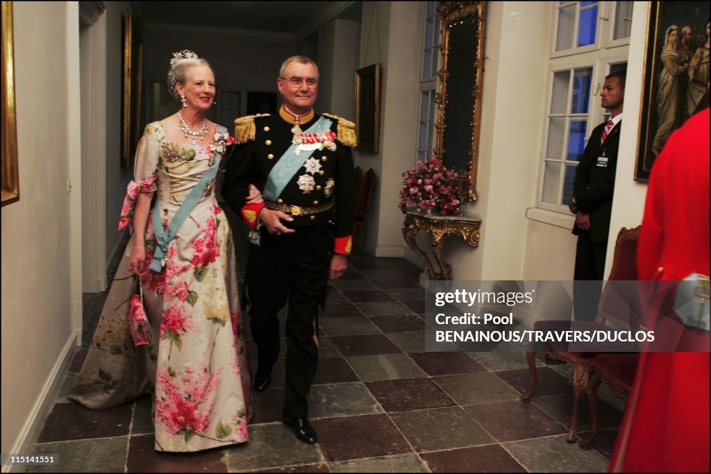 Royals Arriving At The Dinner Offered To Prince Frederik And Mary Donaldson For Their Wedding In Copenhagen, Denmark On May 14, 2004.