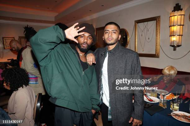 Marco McKinnis and Shraban attend Republic Records 2nd Annual Pre-BET Awards Dinner on June 21, 2019 in Los Angeles, California.