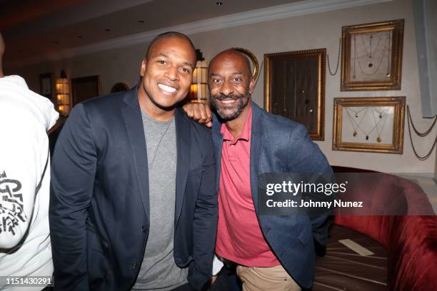 Sheldon Candis and Stephen Hill attend Republic Records 2nd Annual Pre-BET Awards Dinner on June 21, 2019 in Los Angeles, California.