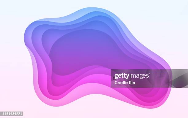 abstract layered space background - sinking stock illustrations