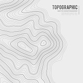 Grey contours vector topography. Geographic mountain topography vector illustration. Topographic pattern texture. Map on land vector terrain. Elevation graphic contour height lines. Topographic map height abstract polygonal land. Mountain topographic cont
