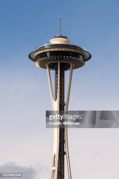 space needle - space needle stock pictures, royalty-free photos & images