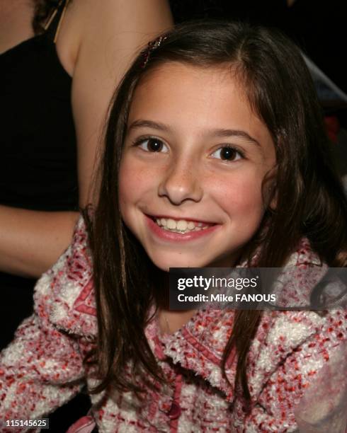 Celebrities at Mercedes-Benz Fashion Week in Culver City, United States on October 27, 2004 - Lucy Julia Rogers-Ciaffa at the Jenni Kayne spring...