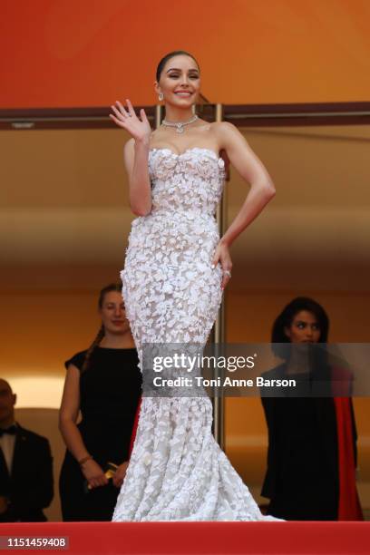 Olivia Culpo attends the screening of "Sibyl" during the 72nd annual Cannes Film Festival on May 24, 2019 in Cannes, France.