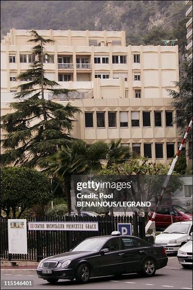 Entrance Of Princess Grace Hospital Where Prince Ernst August Of Hanover Is Hospitalised Since Monday April 4 In Monaco City, Monaco On April 08, 2005. Entrance Of Princess Grace Hospital Where Prince Ernst August Of Hanover Is Hospitalised Since Monday April 4 In Monaco City, Monaco On April 08, 2005.