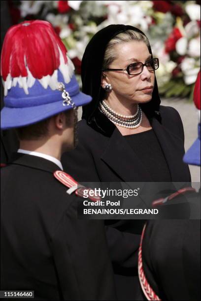 Funeral of Prince Rainier III of Monaco in Monaco City, Monaco on April 15, 2005 - Marina of Savoy.