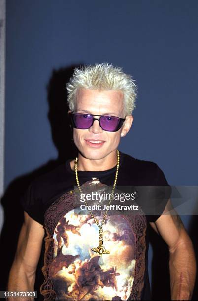 Billy Idol at the 1991 MTV Video Music Awards at in Los Angeles, California.