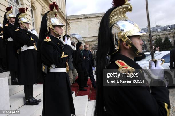 Libyan leader Moammar Gaddafi was to be received by the French president of the National Assembly Bernard Accoyer in Paris, France on December 11,...