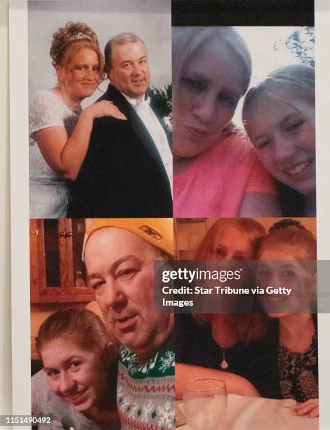 Photos of Jayme and her parents that were displayed by the prosecution at the sentencing of Jake Patterson for the murder of James and Denise Closs...