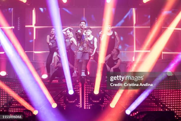 Coruña, SPAIN Alfonso performs on stage during OT Tour 2019 on May 24, 2019 in A Coruña, Spain.