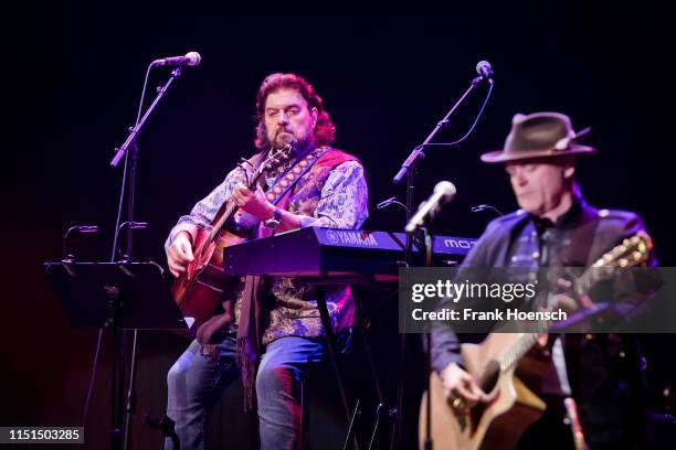 Alan Parsons and Todd Cooper of the British band Alan Parsons Live Project perform live on stage during a concert at the Tempodrom on June 22, 2019...