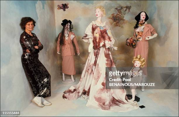 "The world according to its creators" of the museum of custum and fashion in Paris, France on June 06, 1991 - Vivienne Westwood.