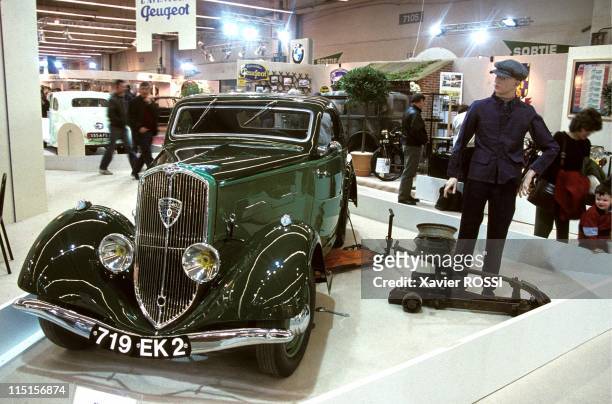 Retromobile exhibition in Paris, France in February, 1997 - Peugeot 301 D 1936.