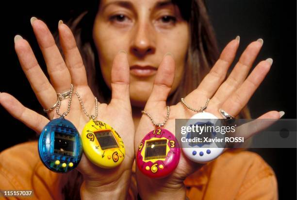 Illustration: Tamagotchis in France on June 02, 1997.