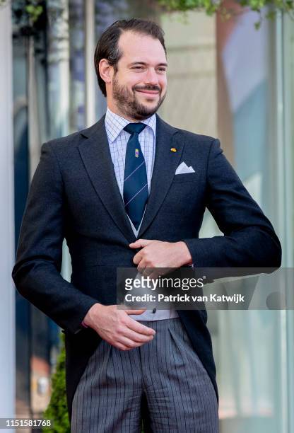 Prince Felix of Luxembourg arrives at the Philiarmonie for the concert on the National Day on June 23, 2019 in Luxembourg, Luxembourg.