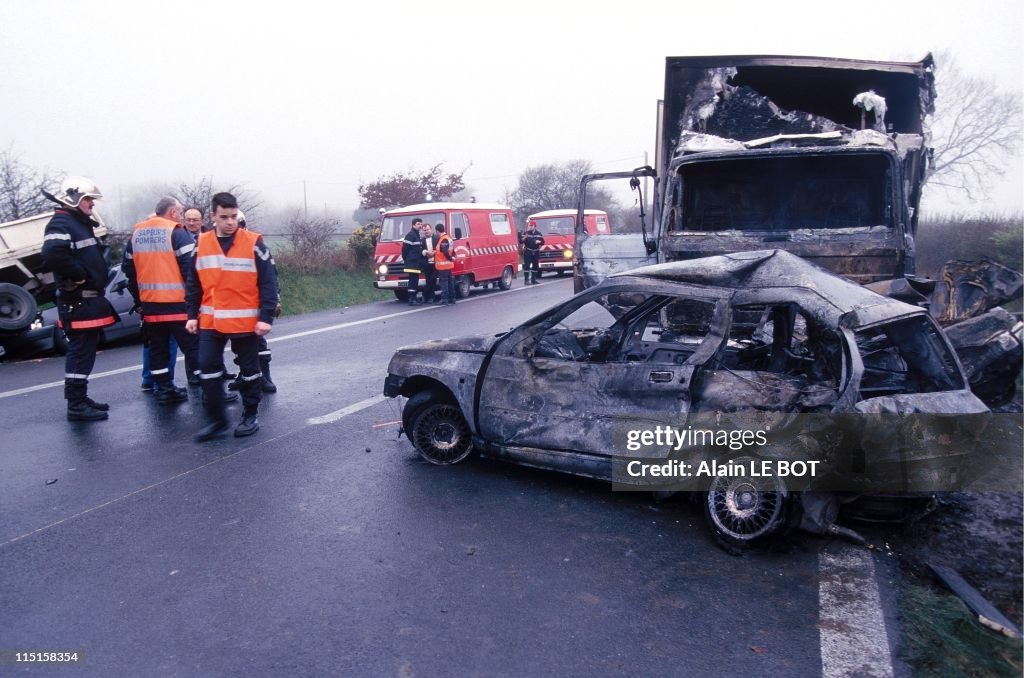 Car Crash In France On March 02, 1999.