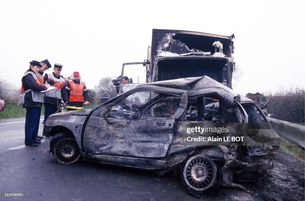 Car Crash In France On March 02, 1999.