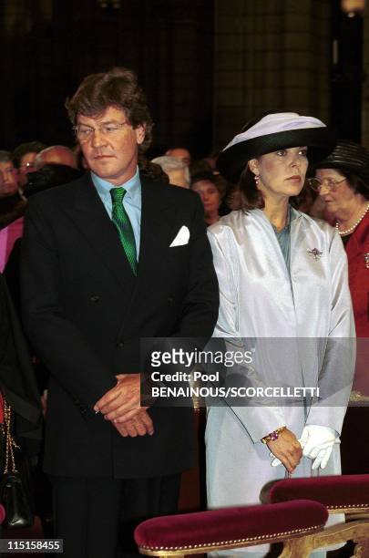 Jubilee of Prince Rainier in Monaco City, Monaco in May, 1999 - Ernst and Caroline.