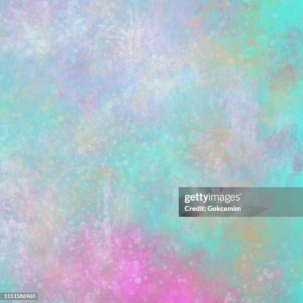 rosa, grün und lila abstrakte metallic wall textur. grunge vector-hintergrund. - blass stock-grafiken, -clipart, -cartoons und -symbole