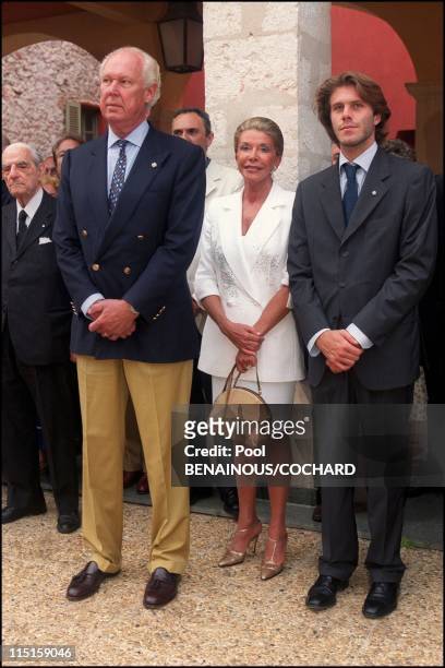 Charitable gala of the Family of Savoy to the profit of hospitable works in Villefranche Sur Mer, France on July 01, 2000 - Emmanuel, Marina, Victor...