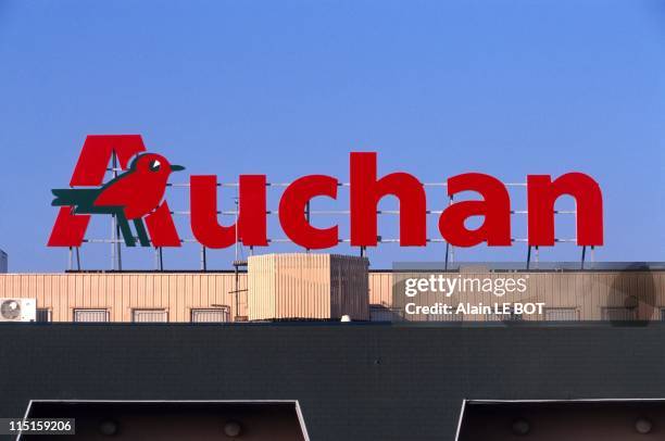 Auchan hypermarket in Nantes, France on March 21, 2000.