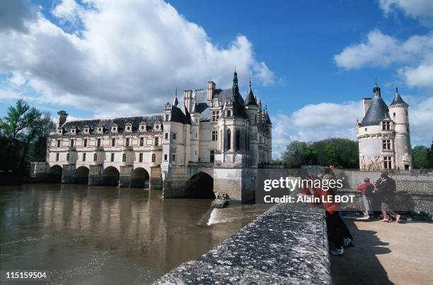 The Chenonceau castle in France in August, 2000.