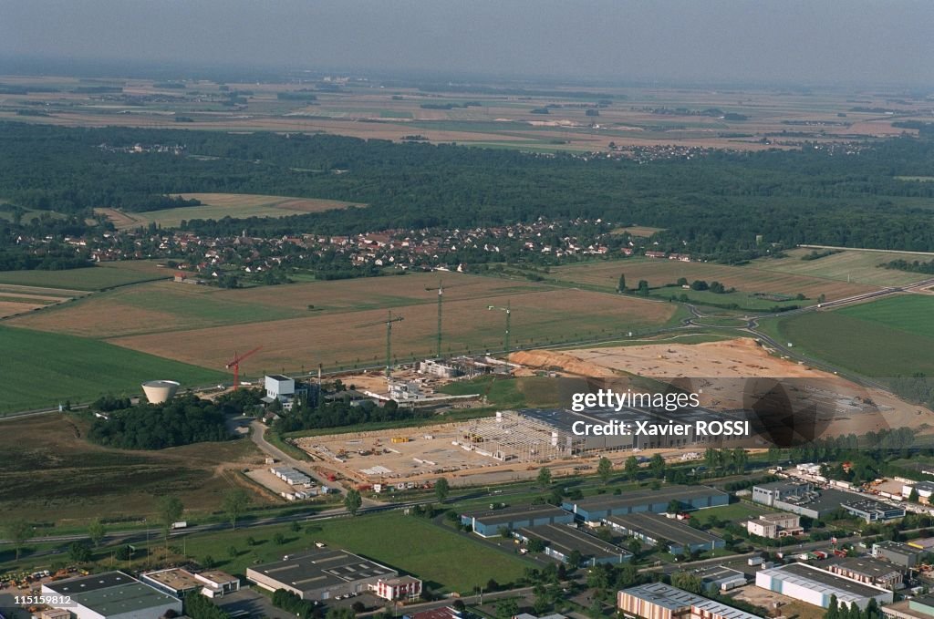 Household Waste Incineration Plant Under Construction Near Vaux-Le-Vicomte, France On August 24, 2001.