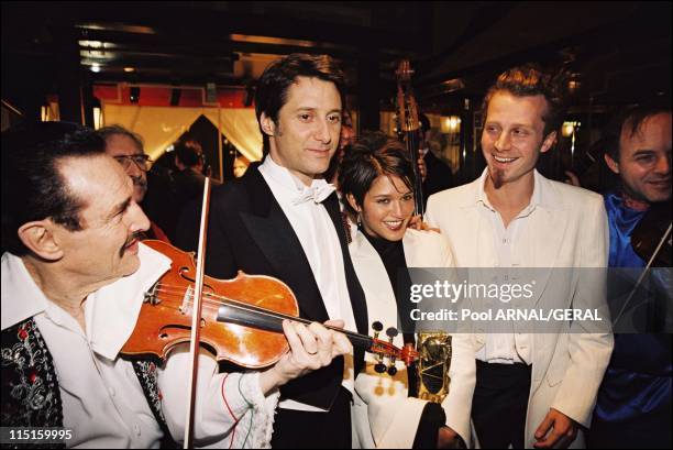 The 23rd Cesar Awards Ceremony in Paris, France in February 1998 - Emme de Caunes, Cesar Award for Best Actress in "Un frere" of Sylvie Verheyde and...