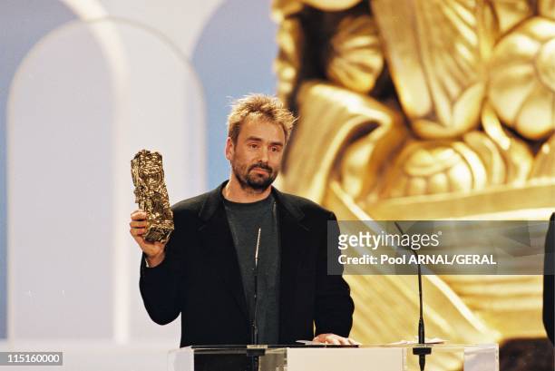 The 23rd Cesar Awards Ceremony in Paris, France in February 1998 - Luc Besson, Cesar Award for Best Director in "Le cinquieme element".