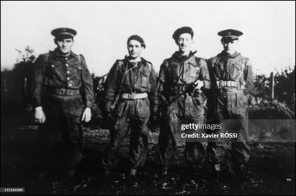 The French Heroes Of D-Day In United Kingdom In 1943.