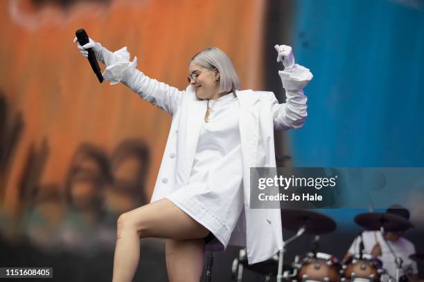Anne Marie performs at the Radio 1 Big Weekend at Stewart Park on May 25, 2019 in Middlesbrough, England.