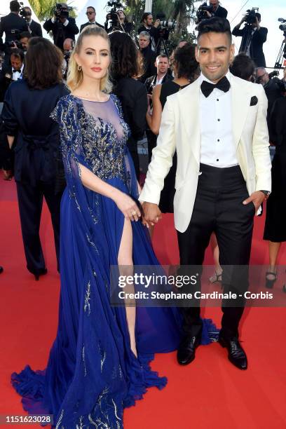 Lorelei Taron and Radamel Falcao attend the closing ceremony screening of "The Specials" during the 72nd annual Cannes Film Festival on May 25, 2019...