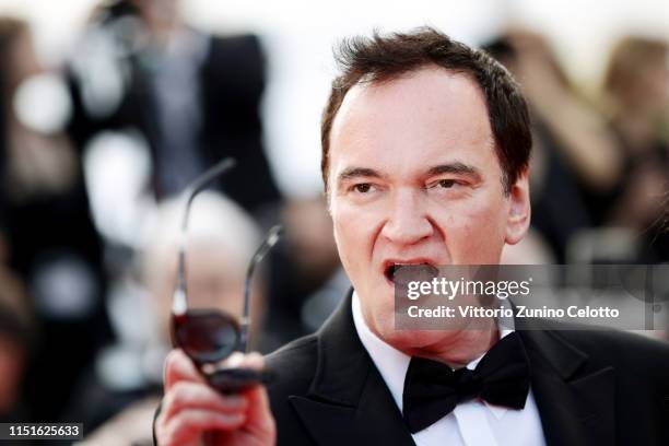 Quentin Tarantino attends the closing ceremony screening of "The Specials" during the 72nd annual Cannes Film Festival on May 25, 2019 in Cannes,...