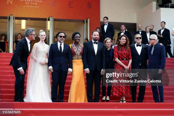 Jury Members of the main competition Pawel Pawlikowski, Elle Fanning, Alejandro Gonzalez Inarritu, Maimouna N'Diaye, Yorgos Lanthimos, Kelly...